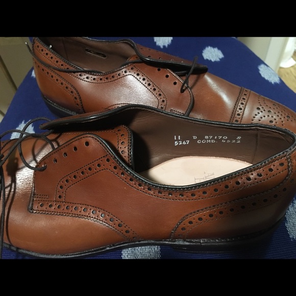 Brand New Allen Edmonds Sanford 11D Brown - Picture 4 of 7